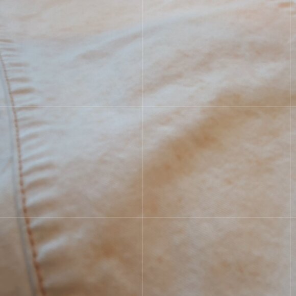 Seven 🍁Jeans Ivory Bone Lightly Spotted Throughout Lower Rise Denim Jeans 🍁 - Picture 8 of 13